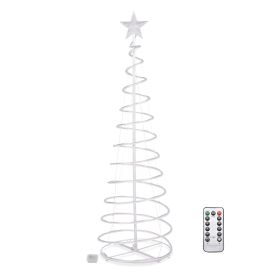 Battery 5ft LED Light Show Tree cool white