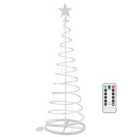 Battery 5ft LED Light Show Tree Multi Color