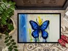 NEW Flutter Butterfly Doormat Front Door Mat Indoor Outdoor Rugs for Entryway, Non Slip Washable Low Pile, 18H X 27W