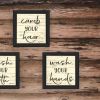 Trendy Decor 4U "Bathroom Commands" Framed Wall Art for Bathroom, Wall Art Print for Home Decor, Bathroom Wall Art by Susie Boyer