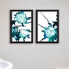 Trendy Decor 4U "Abstract Ocean Living" Framed Wall Art for Living Room, Wall Art Print for Home Decor, Bedroom Wall Art by Kamdon Kreations