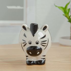 Simple Cartoon Animal Succulent Flower Pot Ceramic Flower Pot (Option: E)