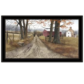 Trendy Decor 4U "The Road Home" Framed Wall Art, Modern Home Decor Framed Print for Living Room, Bedroom & Farmhouse Wall Decoration by Billy Jacobs (Color: as Pic)